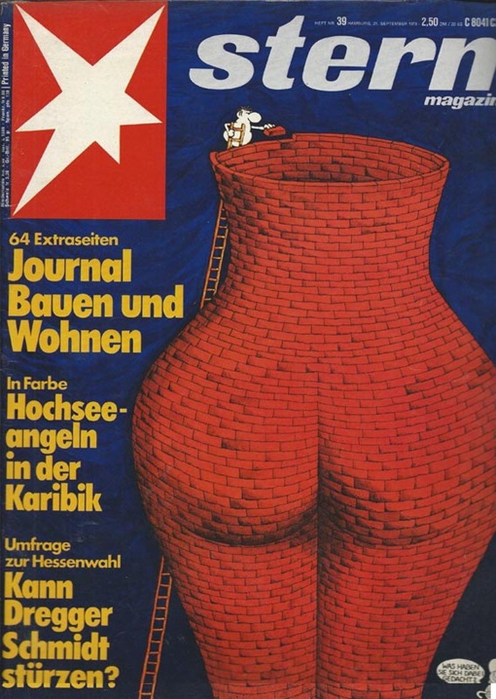 Stern Magazin Deutschland 1978-39 Helmut Schmidt Alfred Dregger