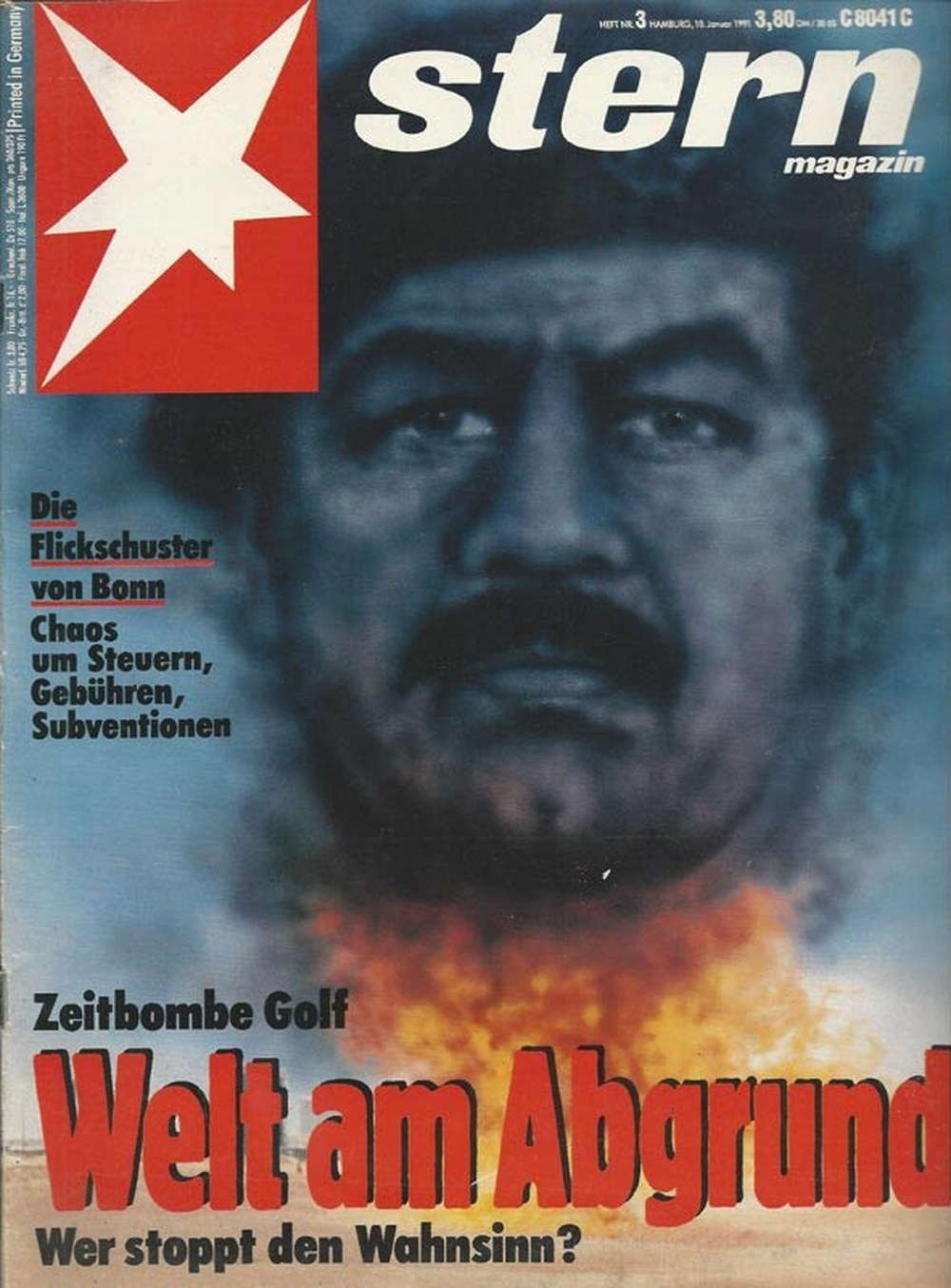 Stern Magazin Deutschland 1991-03 Saddam Hussein