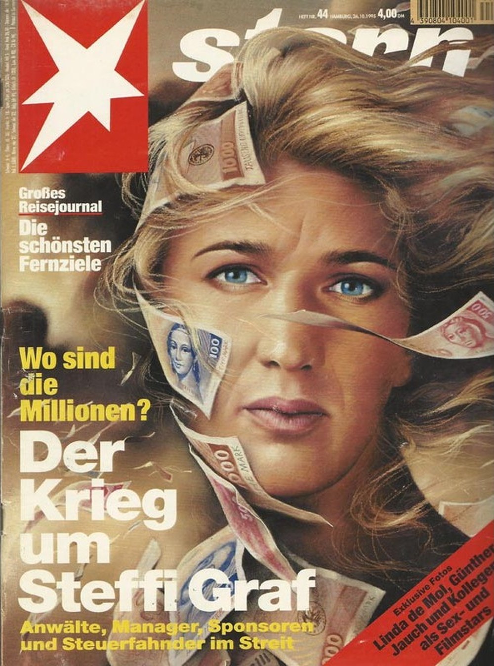 Stern Magazin Deutschland 1995-44 Steffi Graf Linda De Mol Günther Jauch