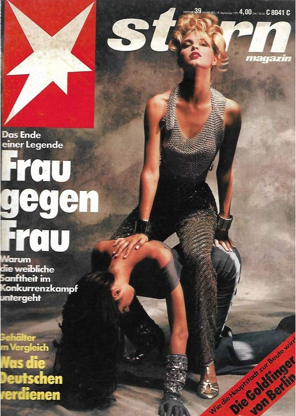 Stern Magazin Deutschland 1991-39 Frau Gegen Frau Konkurrenz Unter Frauen Weibliche Sanftheit