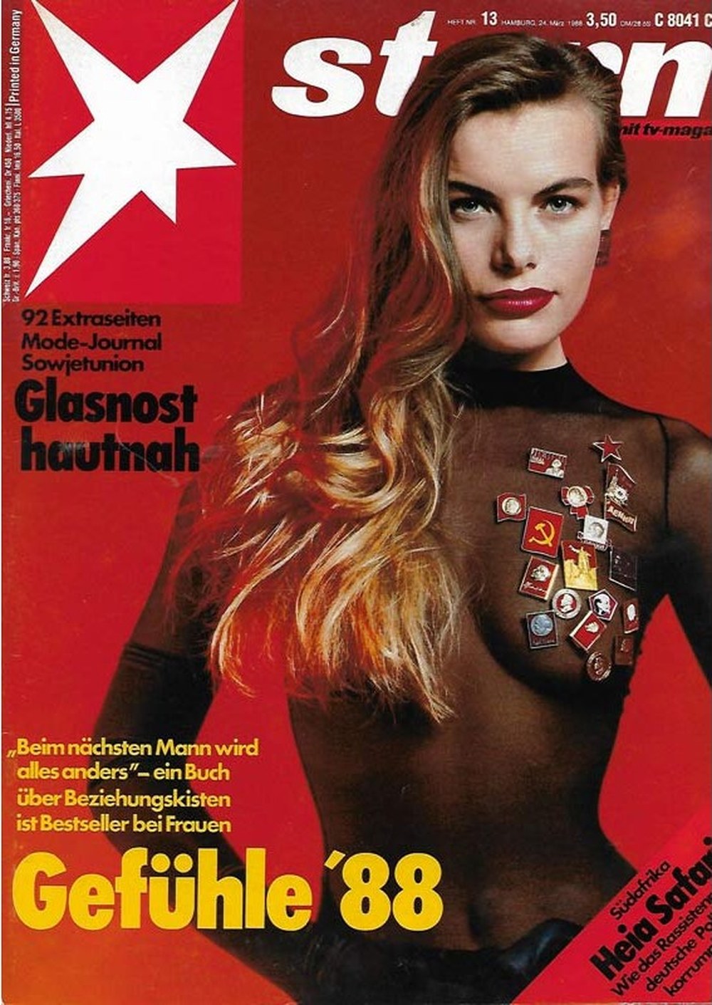 Stern Magazin Deutschland 1991-13 Glasnost Sowjetunion Mode