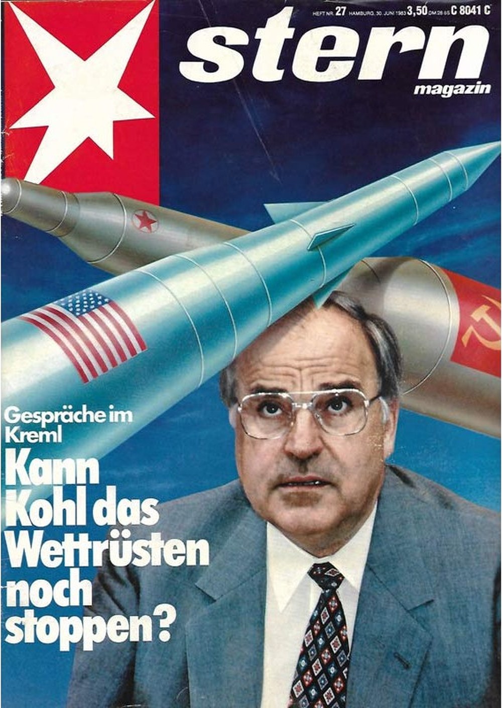 Stern Magazin Deutschland 1983-27 Helmut Kohl