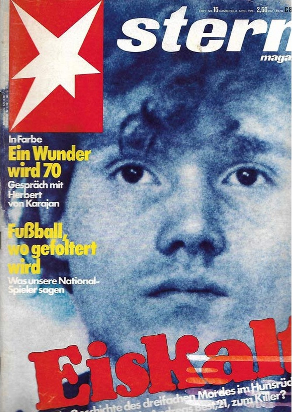 Stern Magazin Deutschland 1978-15 Herbert Von Karajan