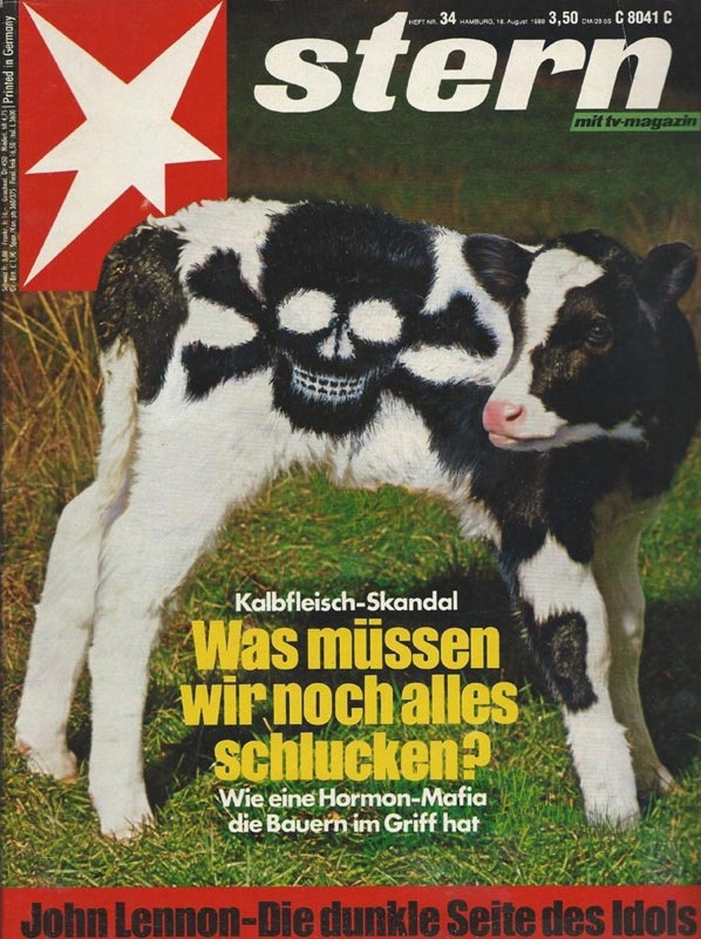 Stern Magazin Deutschland 1988-34 John Lennon