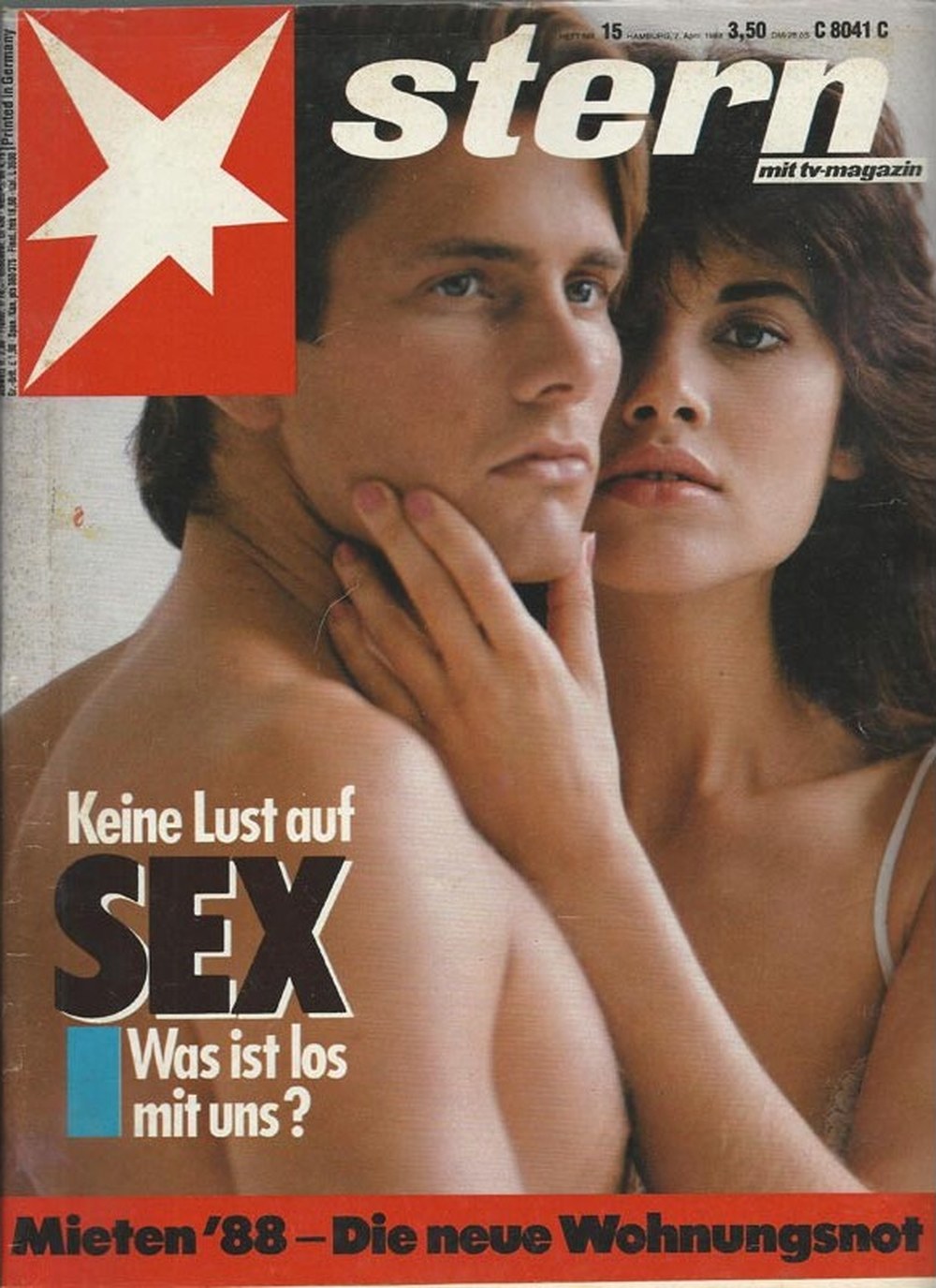 Stern Magazin Deutschland 1988-15 Sexualität Lustlosigkeit Beziehungsprobleme