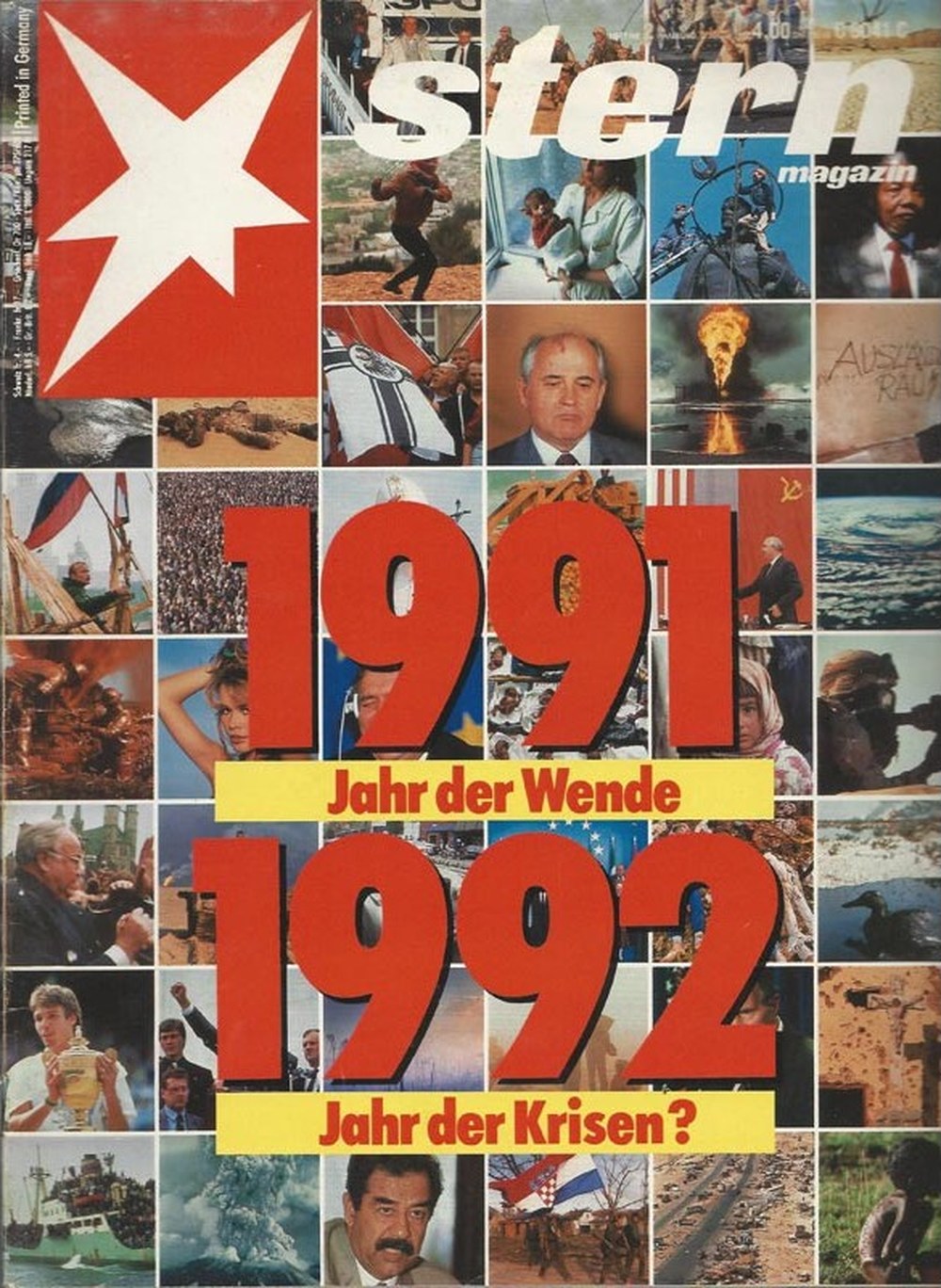 Stern Magazin Deutschland 1992-02 Mikhail Gorbachev Saddam Hussein