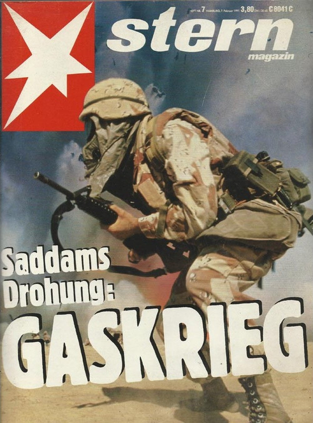 Stern Magazin Deutschland 1991-07 Saddam Hussein