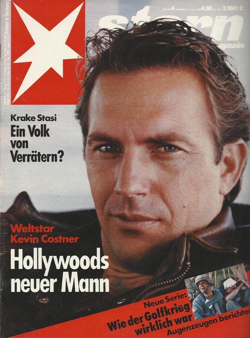 Stern Magazin Deutschland 1992-04 Kevin Costner