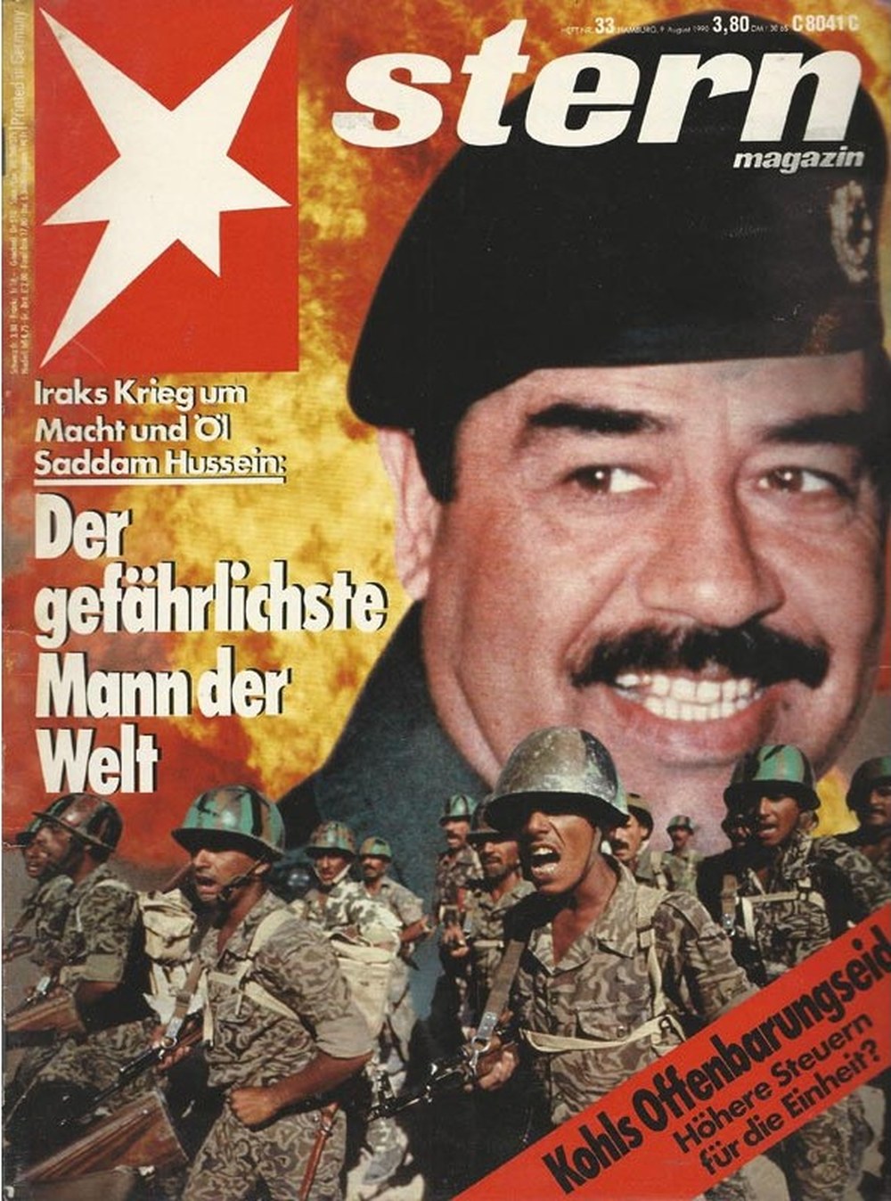 Stern Magazin Deutschland 1990-33 Saddam Hussein Helmut Kohl