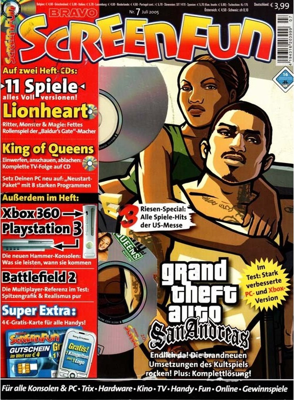 Bravo Screenfun Magazin Deutschland 2005-07 CJ (Carl Johnson)