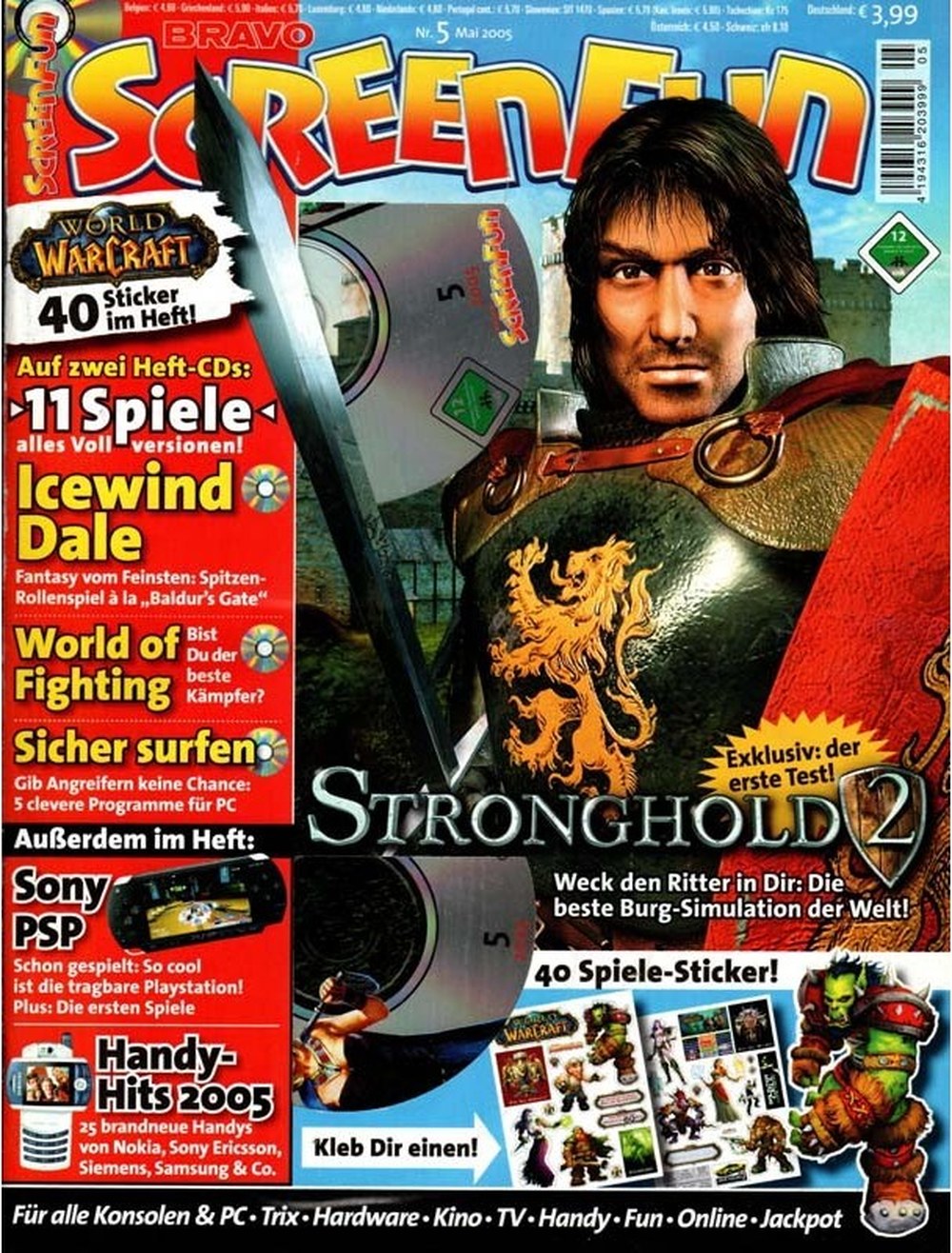 Bravo Screenfun Magazin Deutschland 2005-05 Stronghold 2