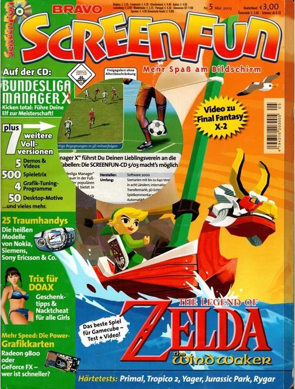 Bravo Screenfun Magazin Deutschland 2003-05 Link Nokia Siemens Sony Ericsson