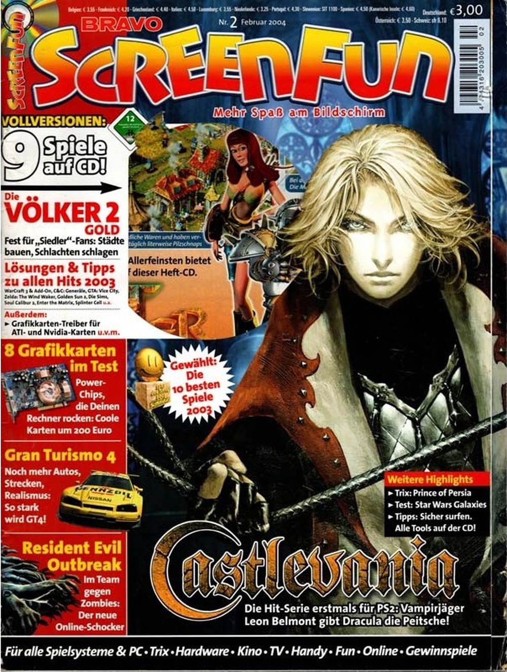 Bravo Screenfun Magazin Deutschland 2004-02 Leon Belmont