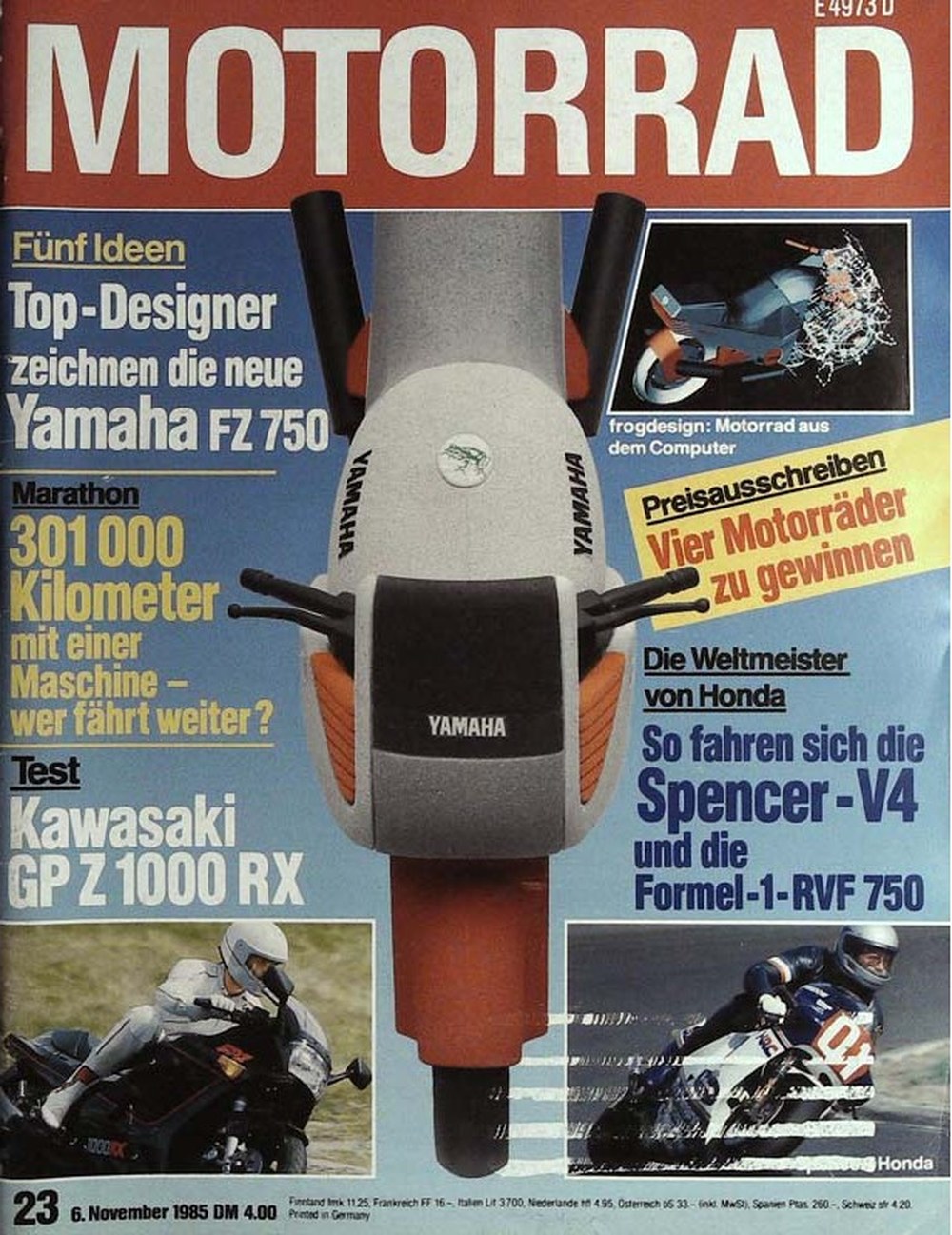 Motorrad Magazin Deutschland 1985-23 Freddie Spencer
