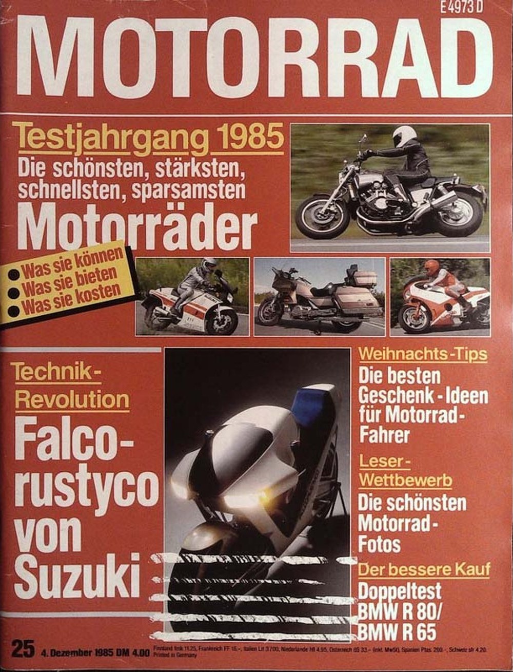 Motorrad Magazin Deutschland 1985-25 Suzuki Falcorustyco