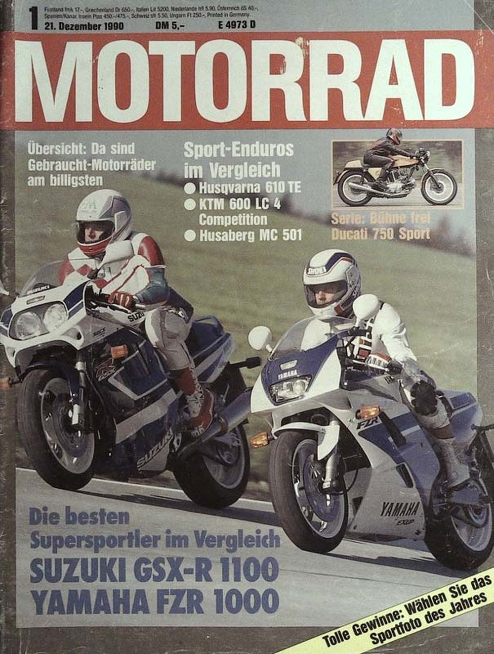 Motorrad Magasin Tyskland 1990-01
