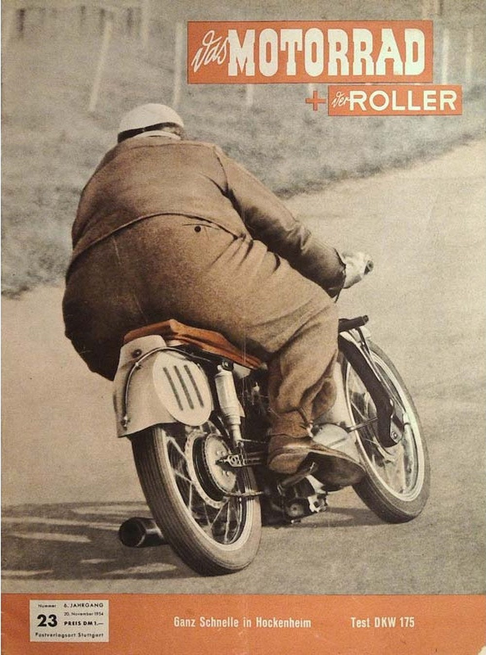 Motorrad Magazin Deutschland 1954-23 DKW 175 Motorradrennen Hockenheim