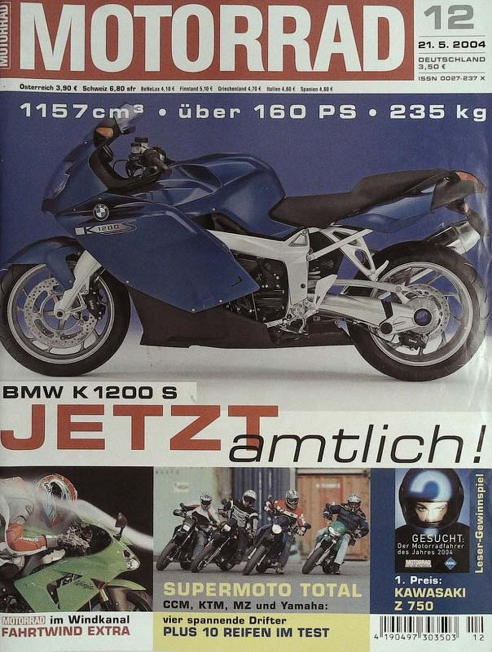 Motorrad Magazin Deutschland 2004-12 CCM KTM MZ Yamaha Kawasaki