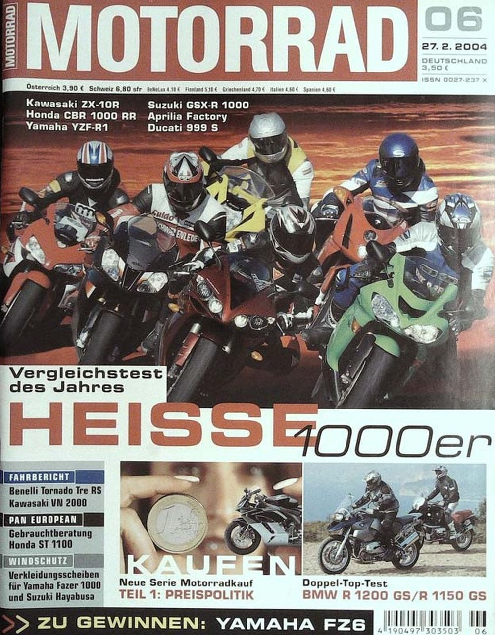 Motorrad Revista Alemania 2004-06 Edición original