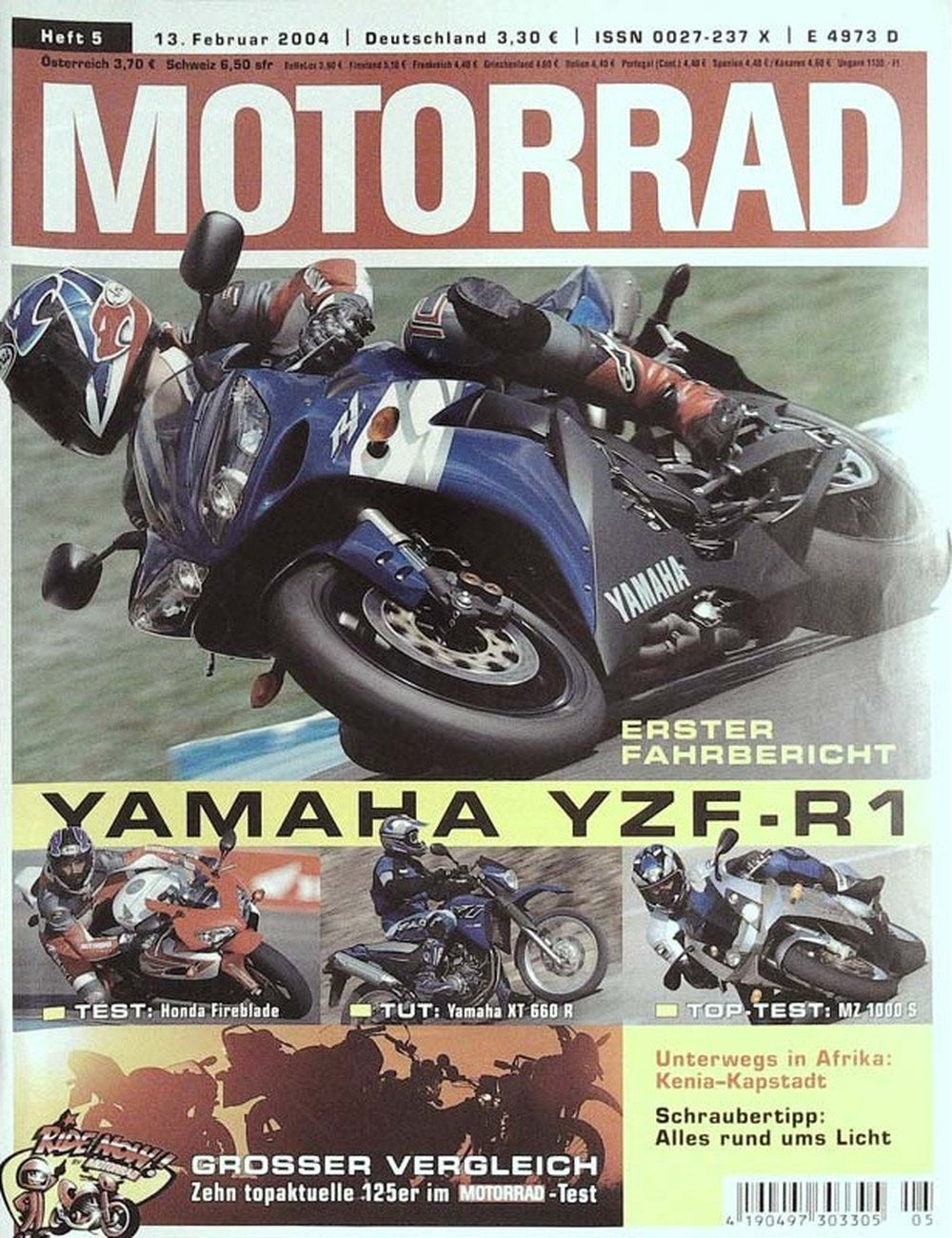 Motorrad Tijdschrift Duitsland 2004-05 Originele uitgave