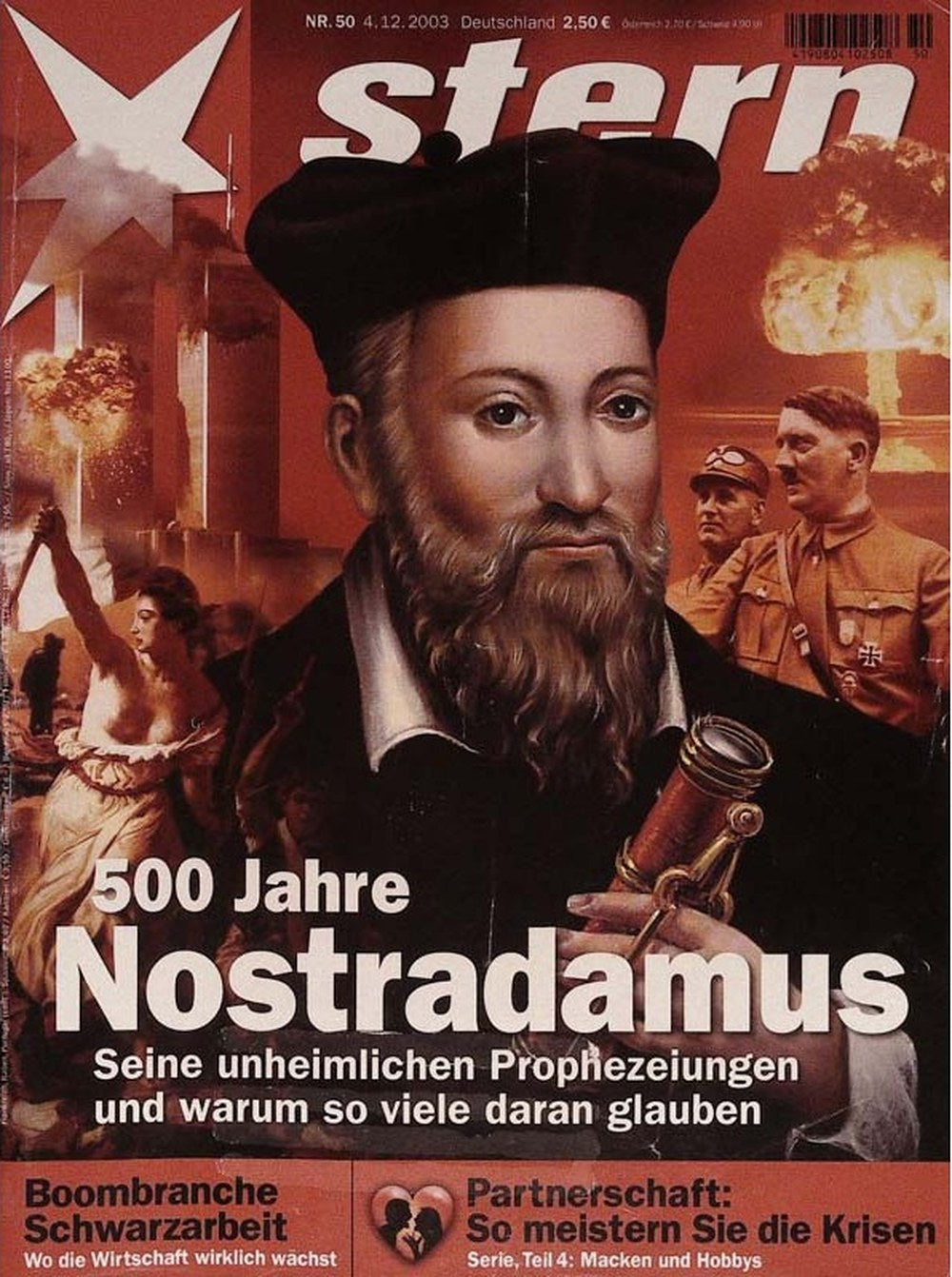 Stern Magazin Deutschland 2003-50 Nostradamus Adolf Hitler