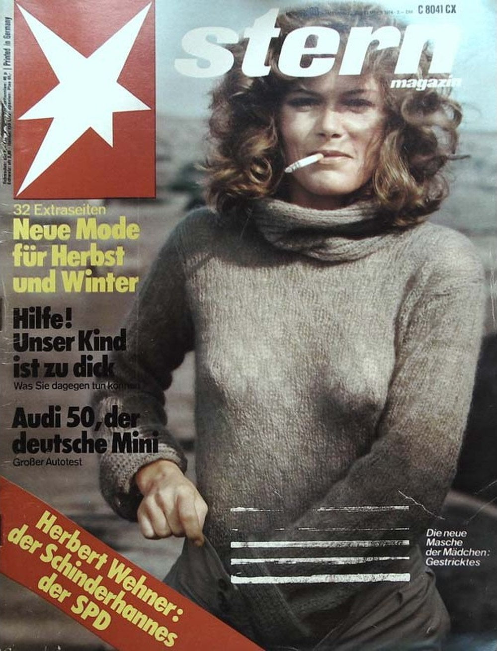 Stern Magazin Deutschland 1974-38 Herbert Wehner