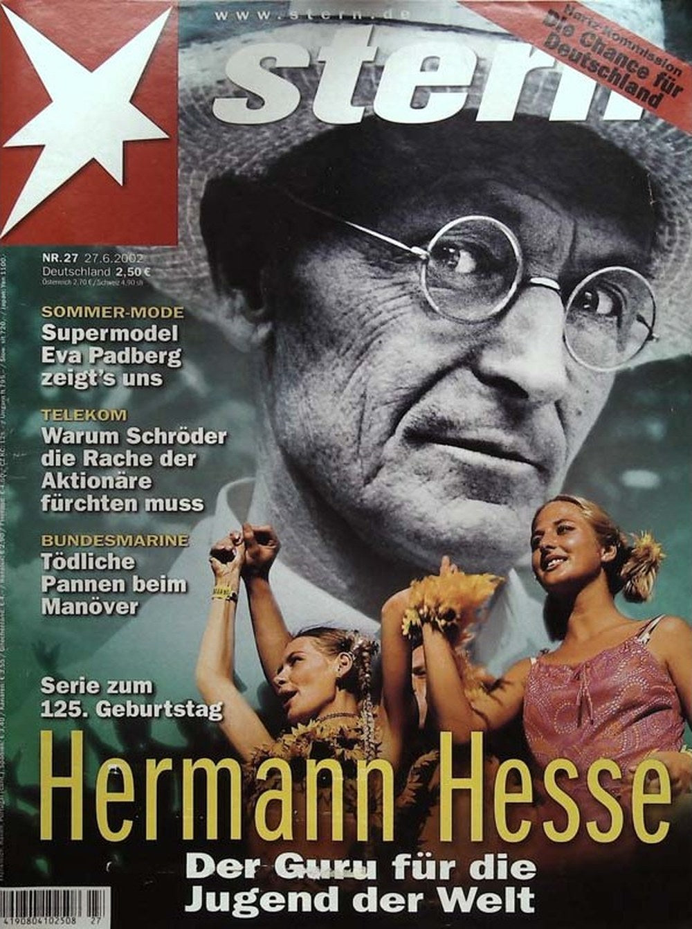 Stern Magazin Deutschland 2002-27 Hermann Hesse Eva Padberg Gerhard Schröder