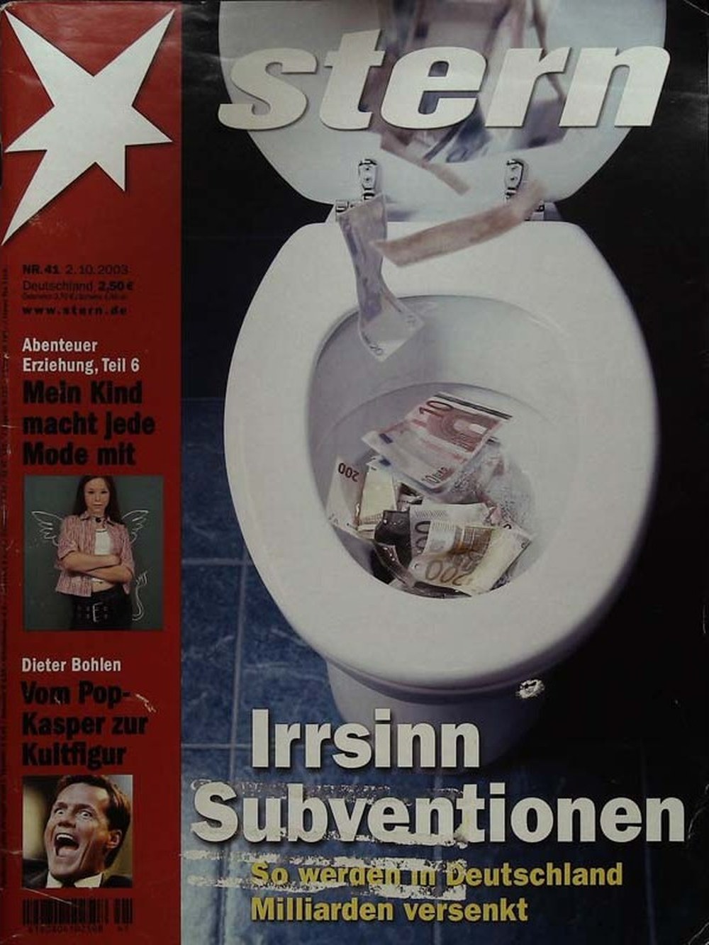 Stern Magazin Deutschland 2003-41 Dieter Bohlen