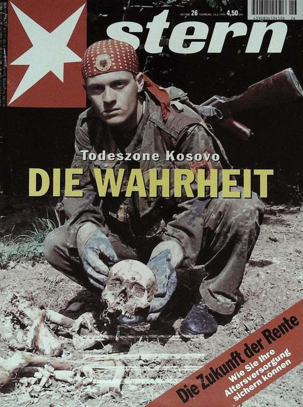 Stern Magazin Deutschland 1999-26 Kosovo-Krieg Todeszone Wahrheit