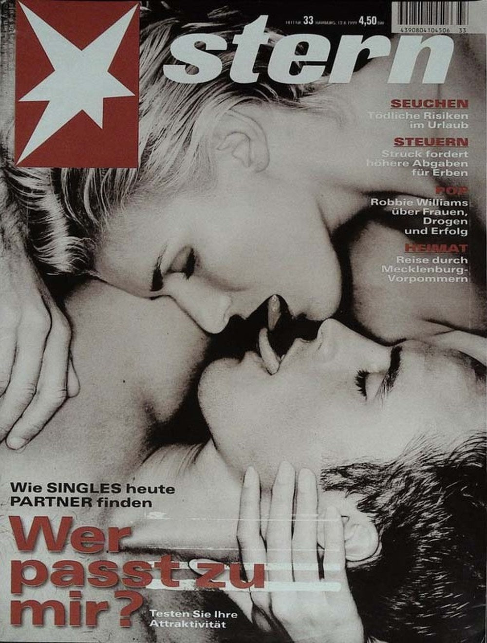 Stern Magazin Deutschland 1999-33 Robbie Williams