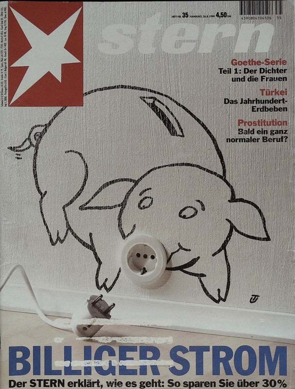Stern Magazin Deutschland 1999-35 Goethe Dichter Türkei