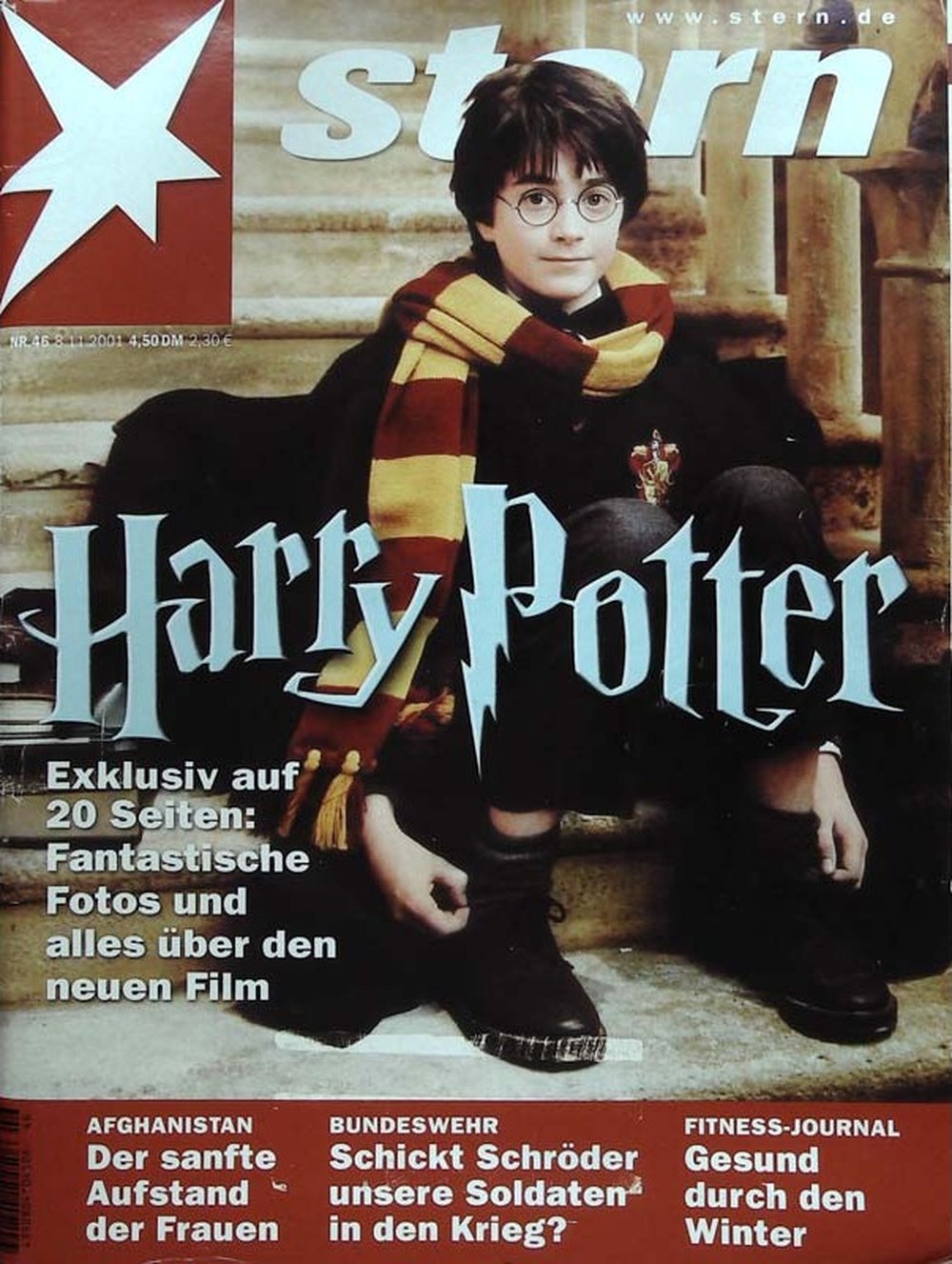 Stern Magazin Deutschland 2001-46 Daniel Radcliffe
