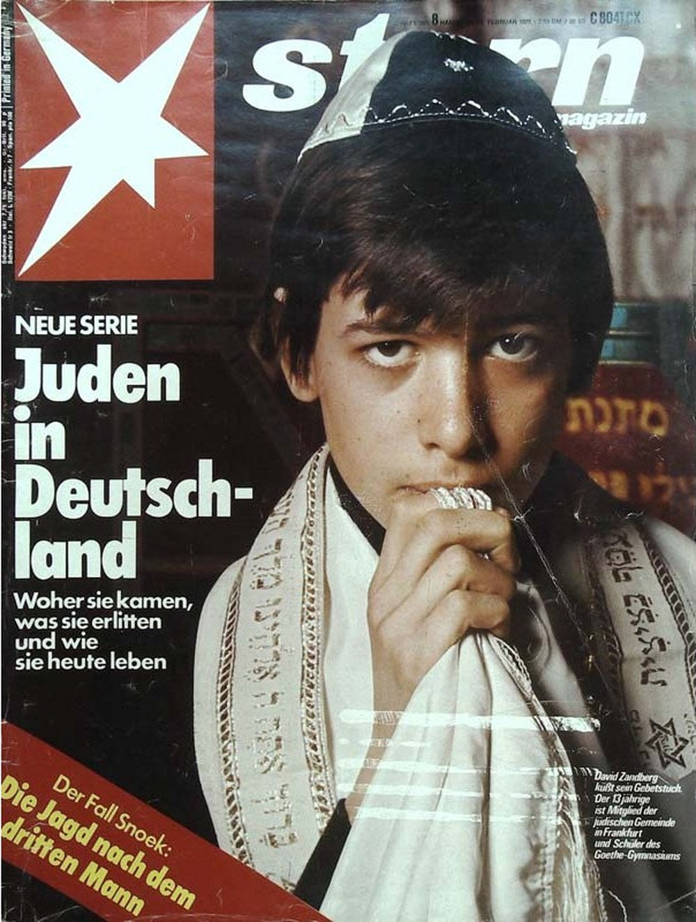 Stern Magazin Deutschland 1977-08 David Zandberg