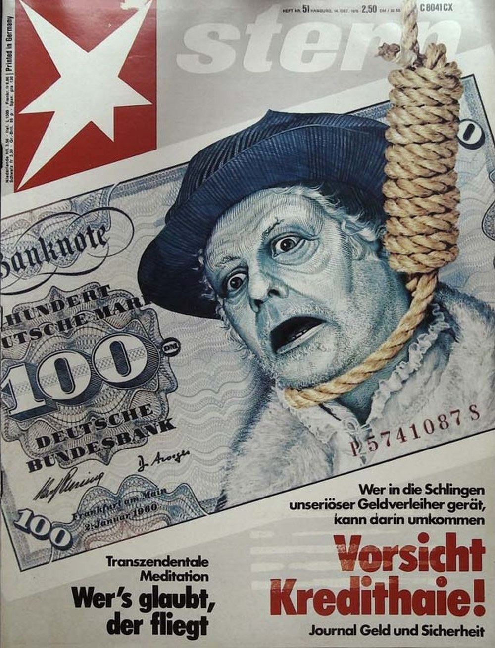 Stern Magazin Deutschland 1978-51 Kredithaie Geldverleiher Schulden