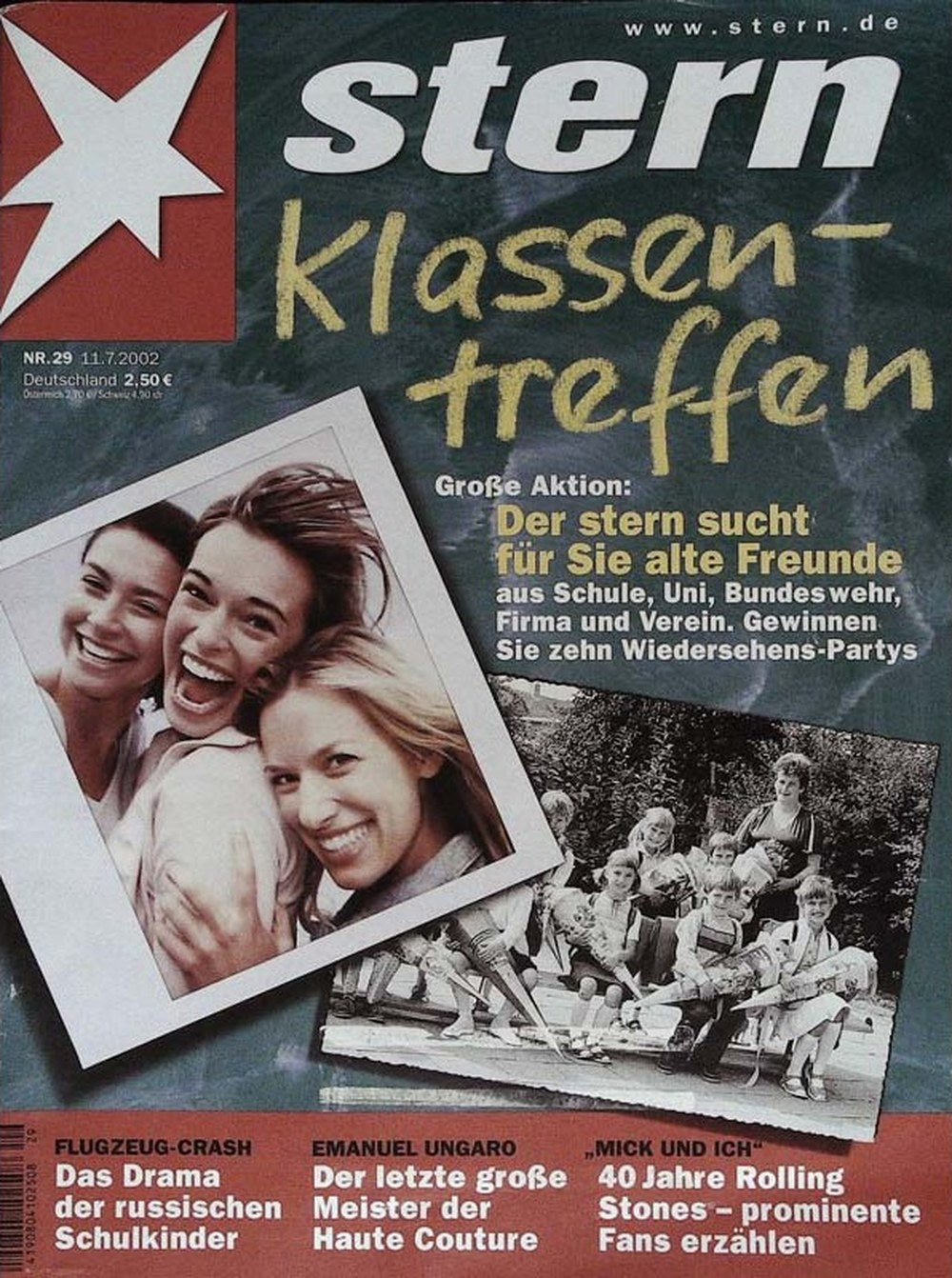 Stern Magazin Deutschland 2002-29 Emanuel Ungaro Mick Jagger Rolling Stones