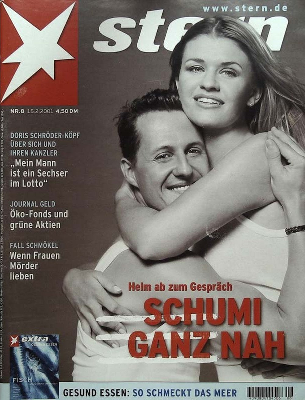 Stern Magazin Deutschland 2001-08 Michael Schumacher Corinna Schumacher Doris Schröder-Köpf