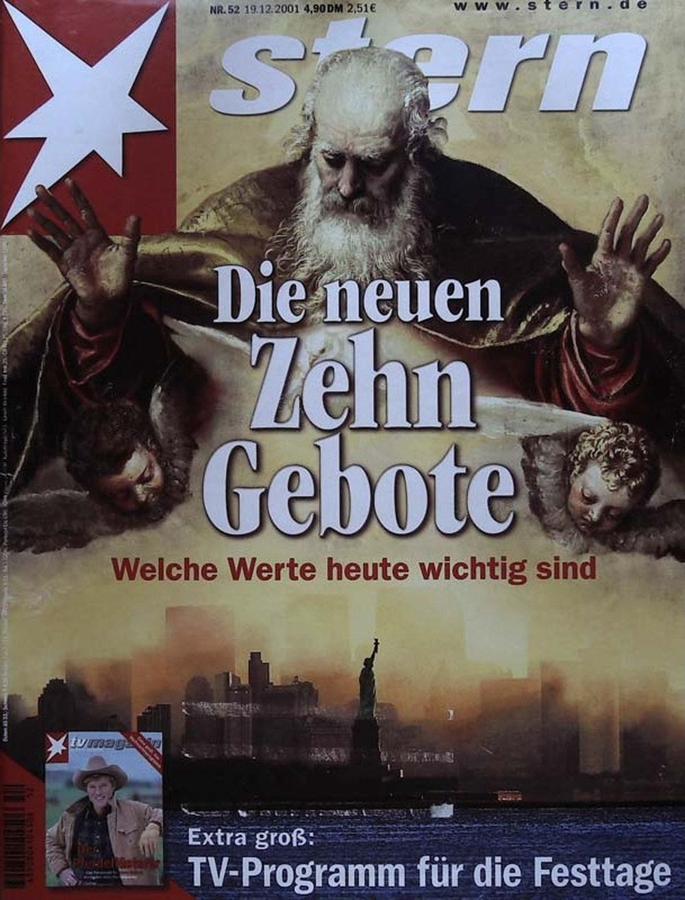 Stern Magazin Deutschland 2001-52 Zehn Gebote Werte Religion