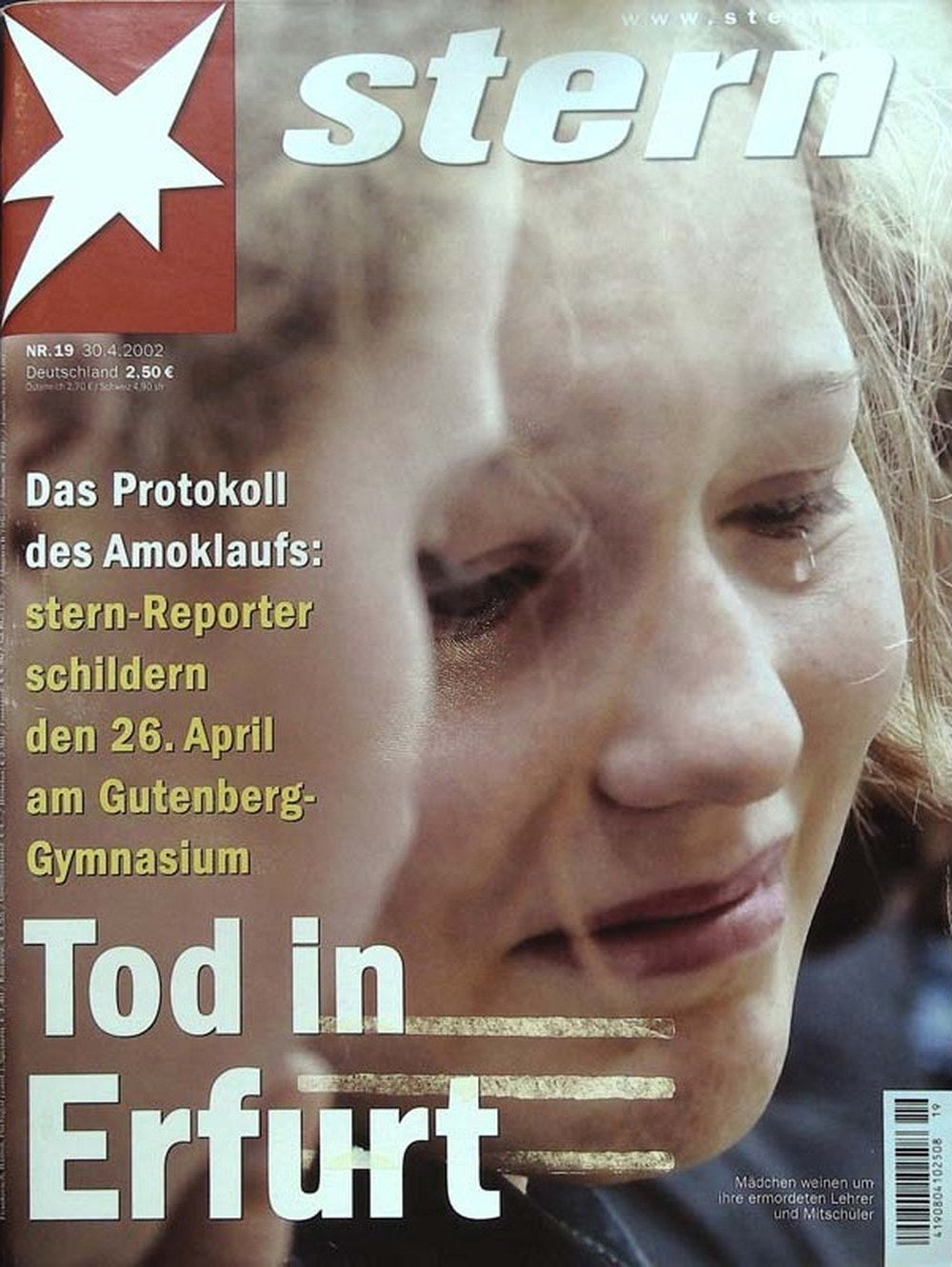 Stern Magazin Deutschland 2002-19 Amoklauf Erfurt Gutenberg-Gymnasium Schulmassaker