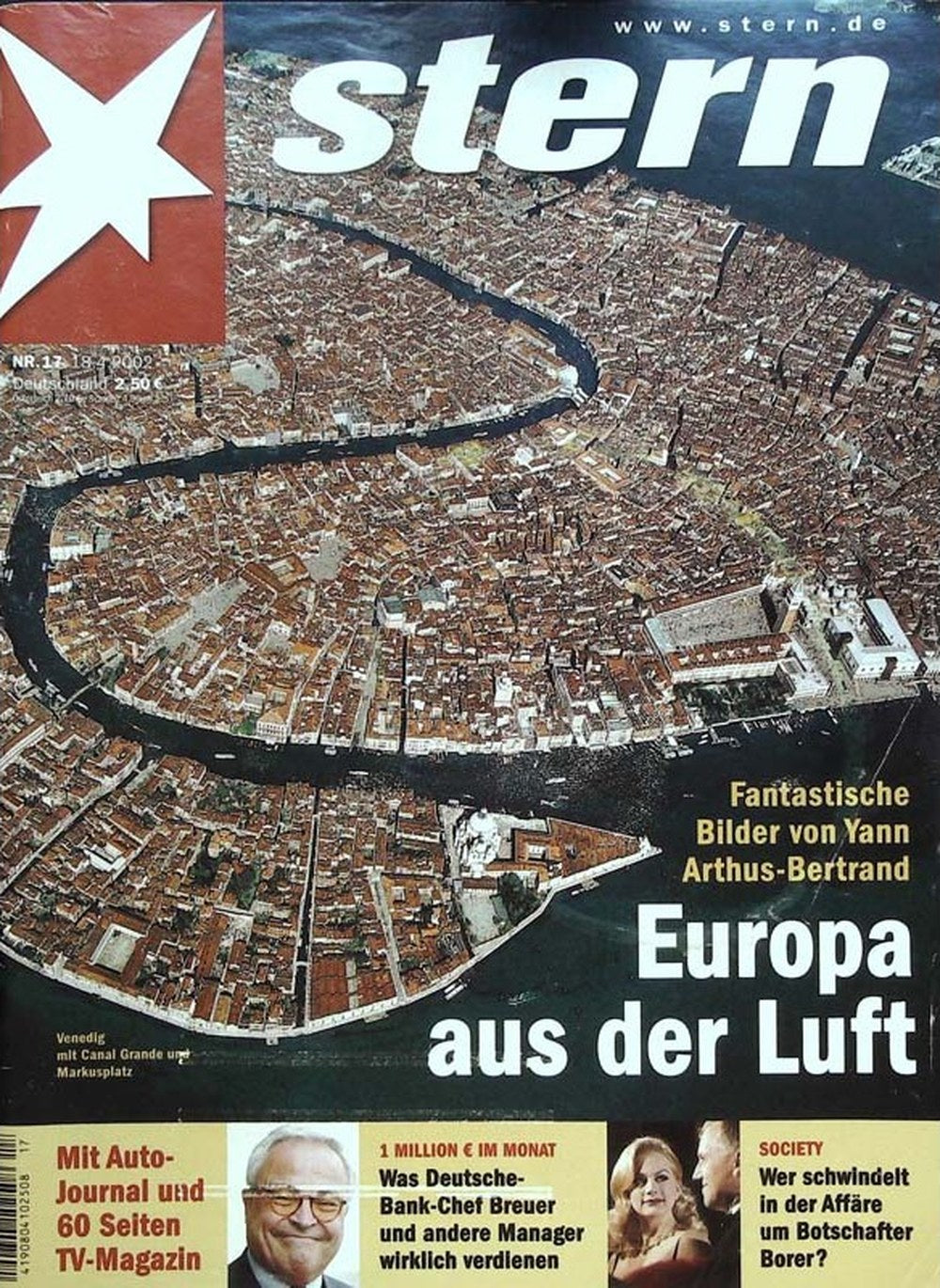 Stern Magazin Deutschland 2002-17 Yann Arthus-Bertrand Rolf-Ernst Breuer