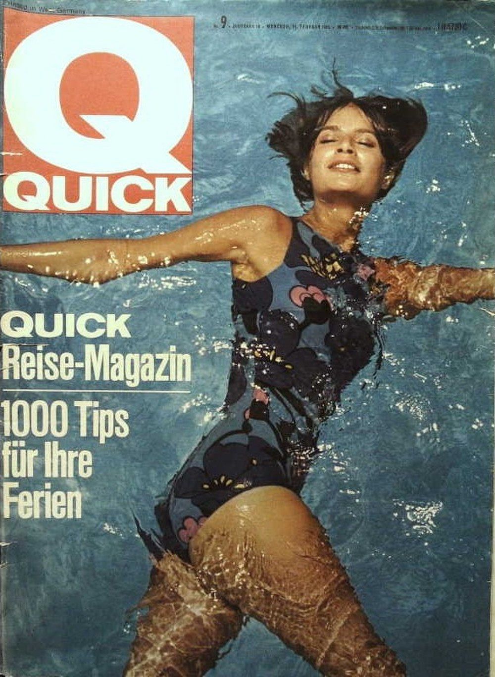Quick Magazin Deutschland 1965-09 Reise Urlaub Ferientipps