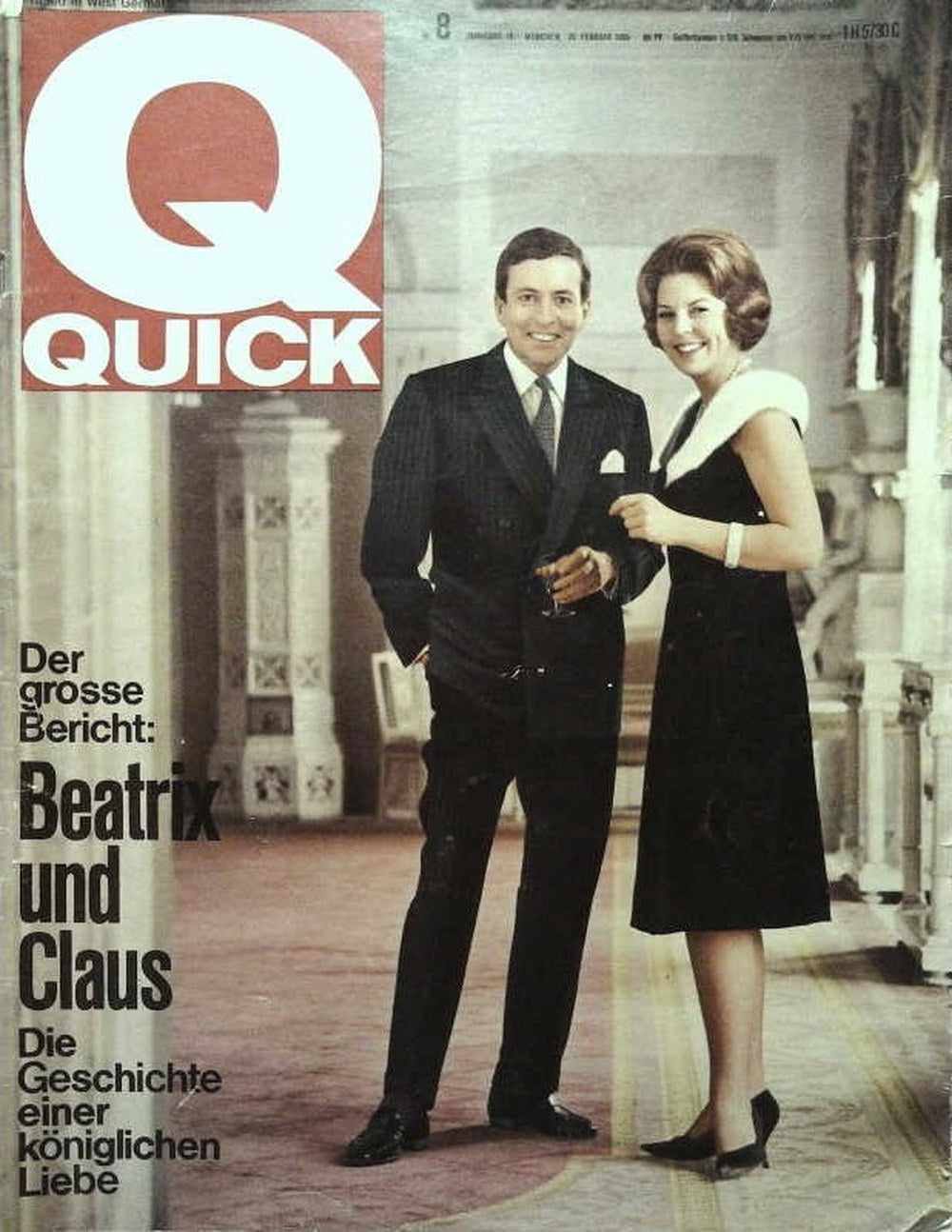 Quick Magazin Deutschland 1966-08 Beatrix Of The Netherlands Claus Von Amsberg