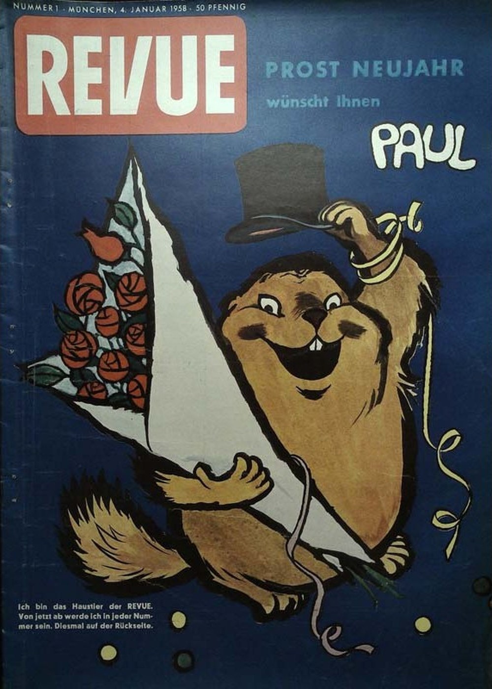 Revue Magazin Deutschland 1958-01 Paul