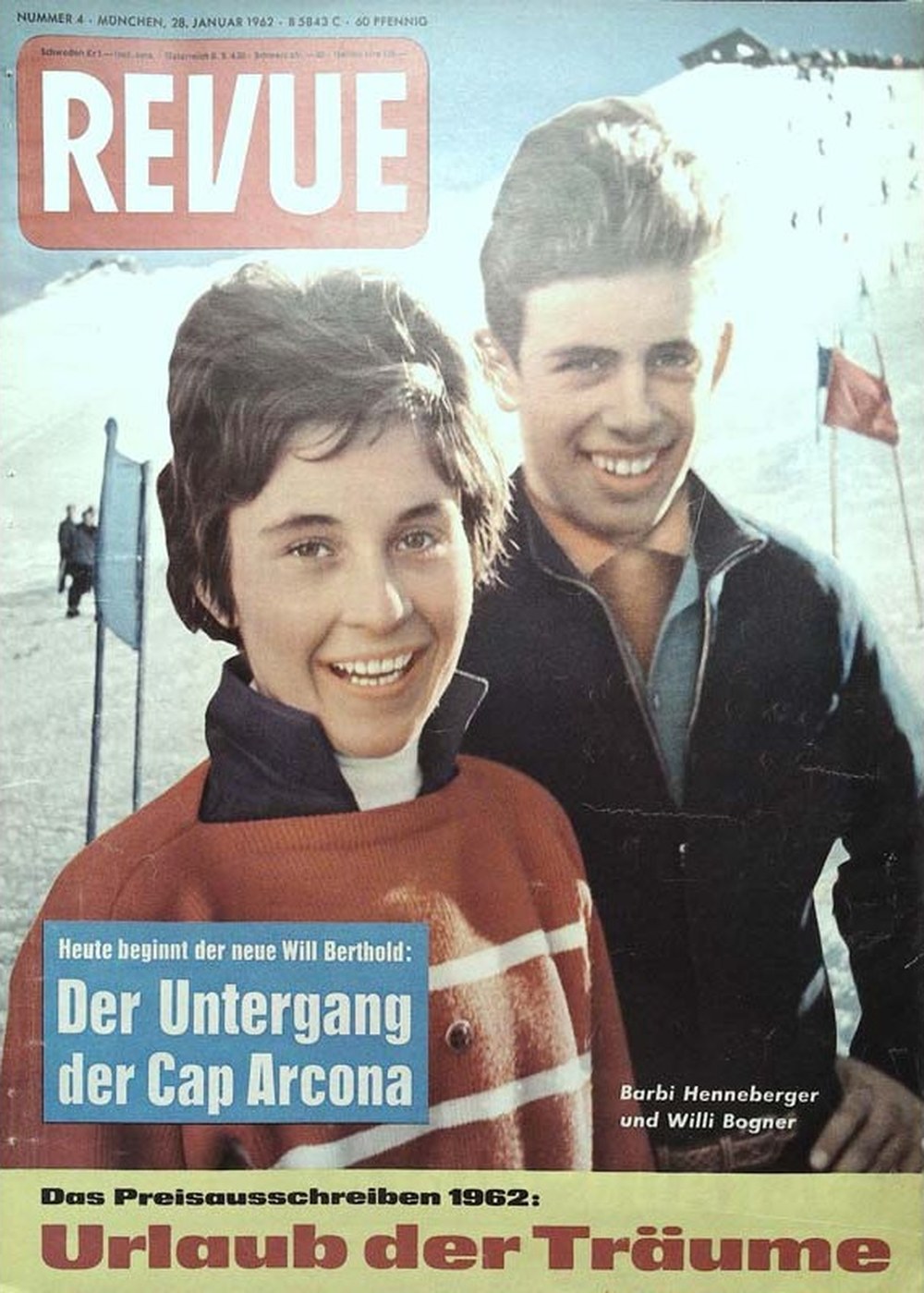 Revue Magazin Deutschland 1962-04 Barbi Henneberger Willi Bogner Will Berthold