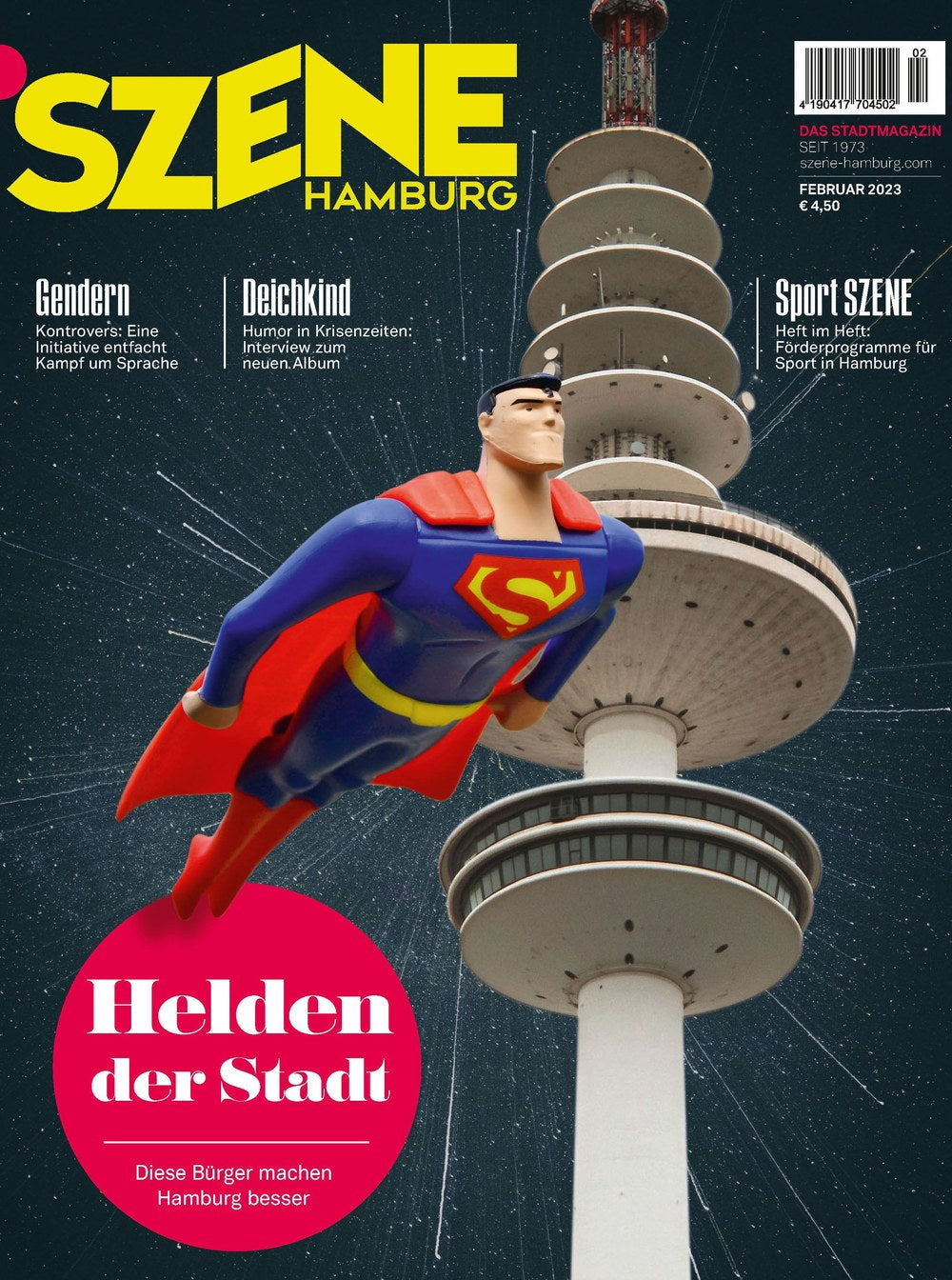 Szene Magazin Deutschland 2023-02 Superman Deichkind