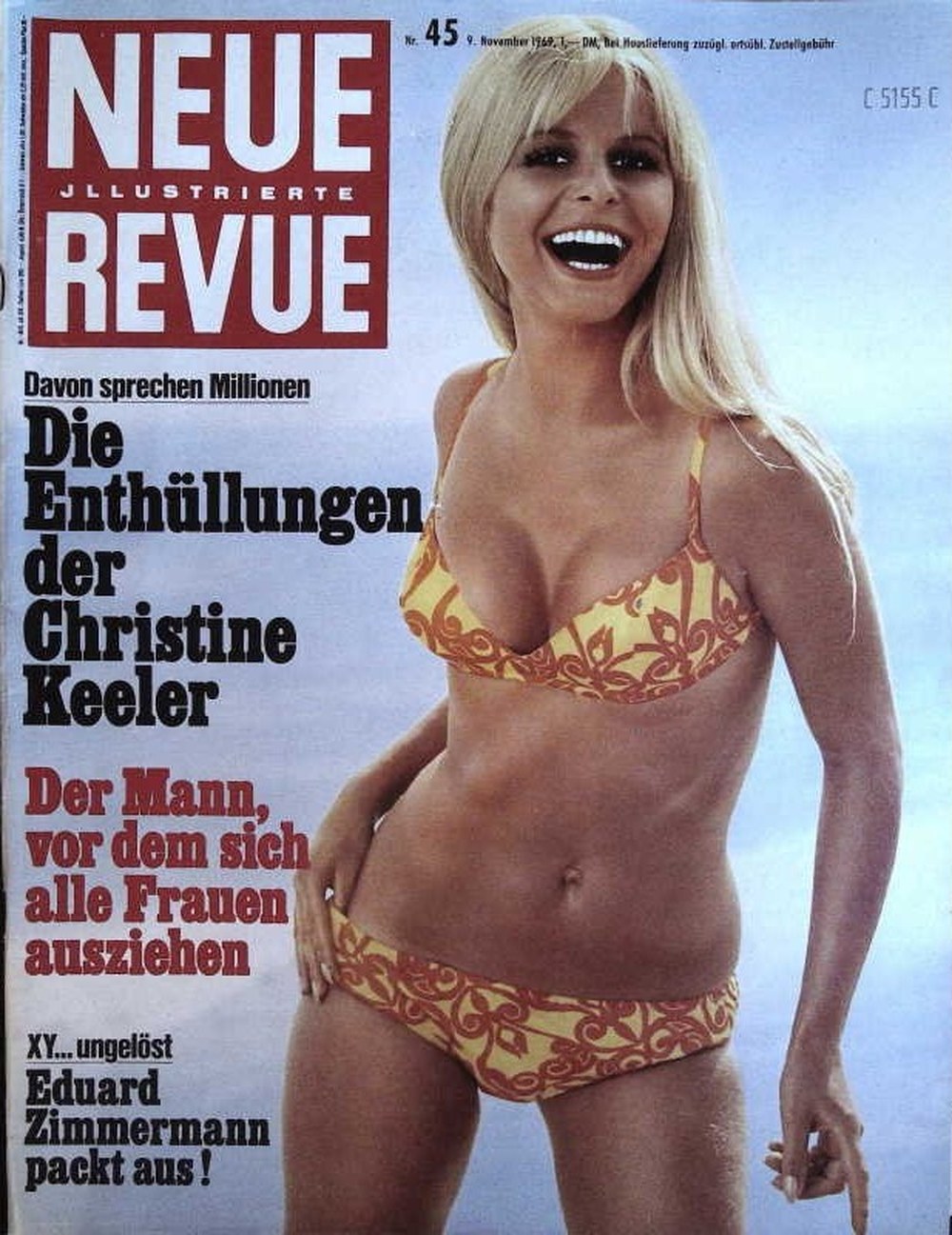 Neue Revue Magazin Deutschland 1969-45 Christine Keeler Eduard Zimmermann