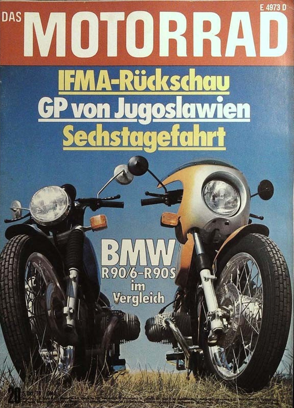 Motorrad Magazin Deutschland 1974-20 Motorrad IFMA-Rückschau GP Jugoslawien