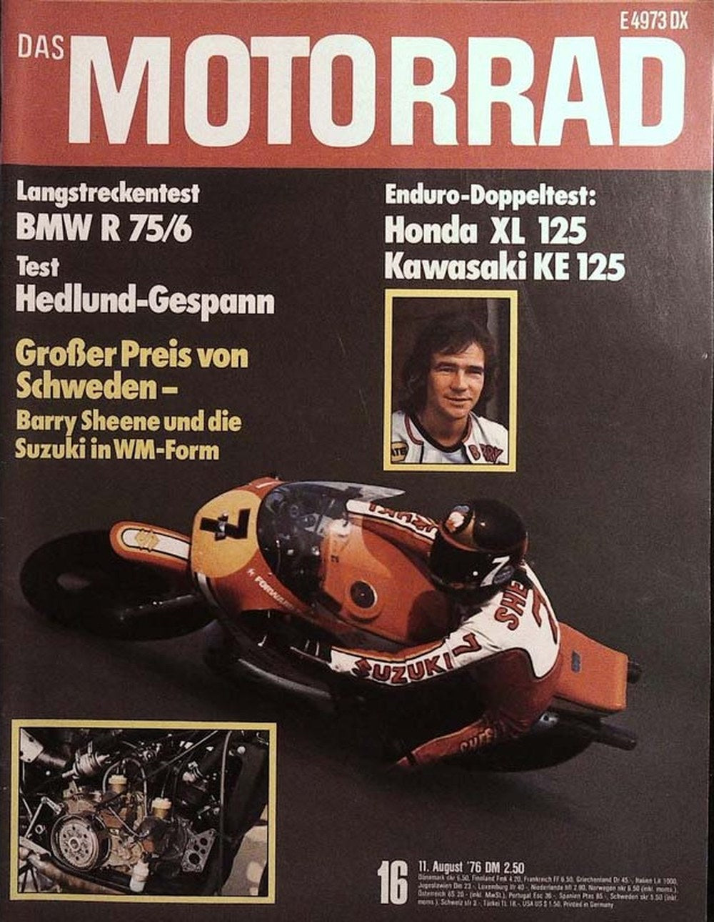 Motorrad Magazin Deutschland 1976-16 Barry Sheene