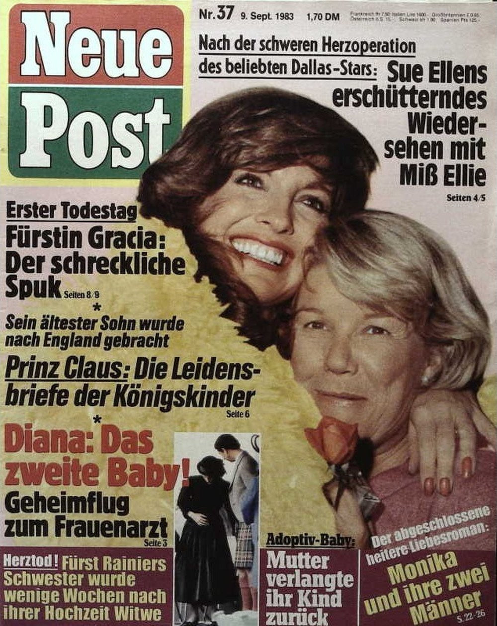 Neue Post Sonderheft Magazin Deutschland 1983-37 Linda Gray Donna Reed Princess Diana Princess Grace Of Monaco Prince Claus