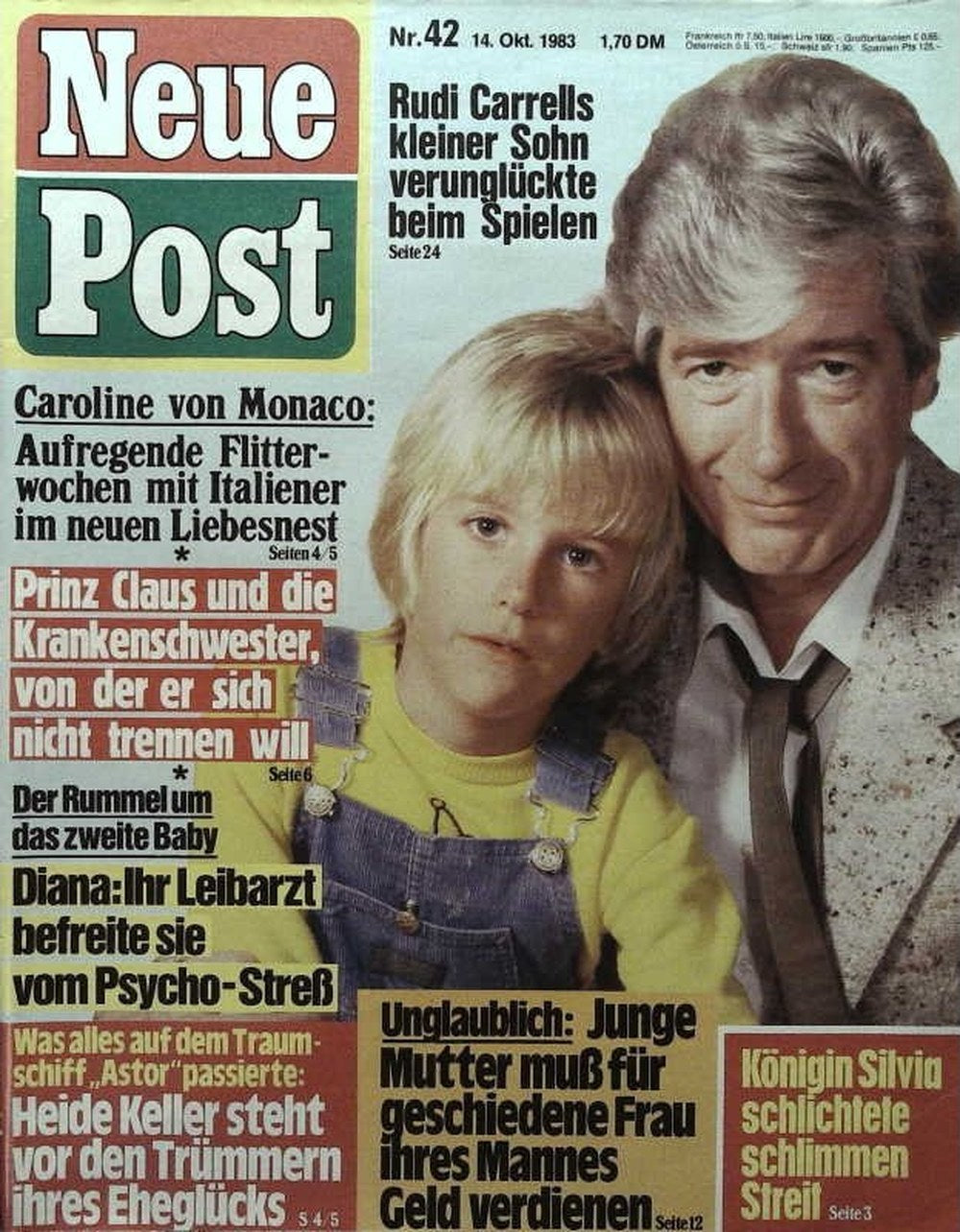 Neue Post Sonderheft Magazin Deutschland 1983-42 Rudi Carrell Caroline Von Monaco Prinz Claus Diana Heide Keller