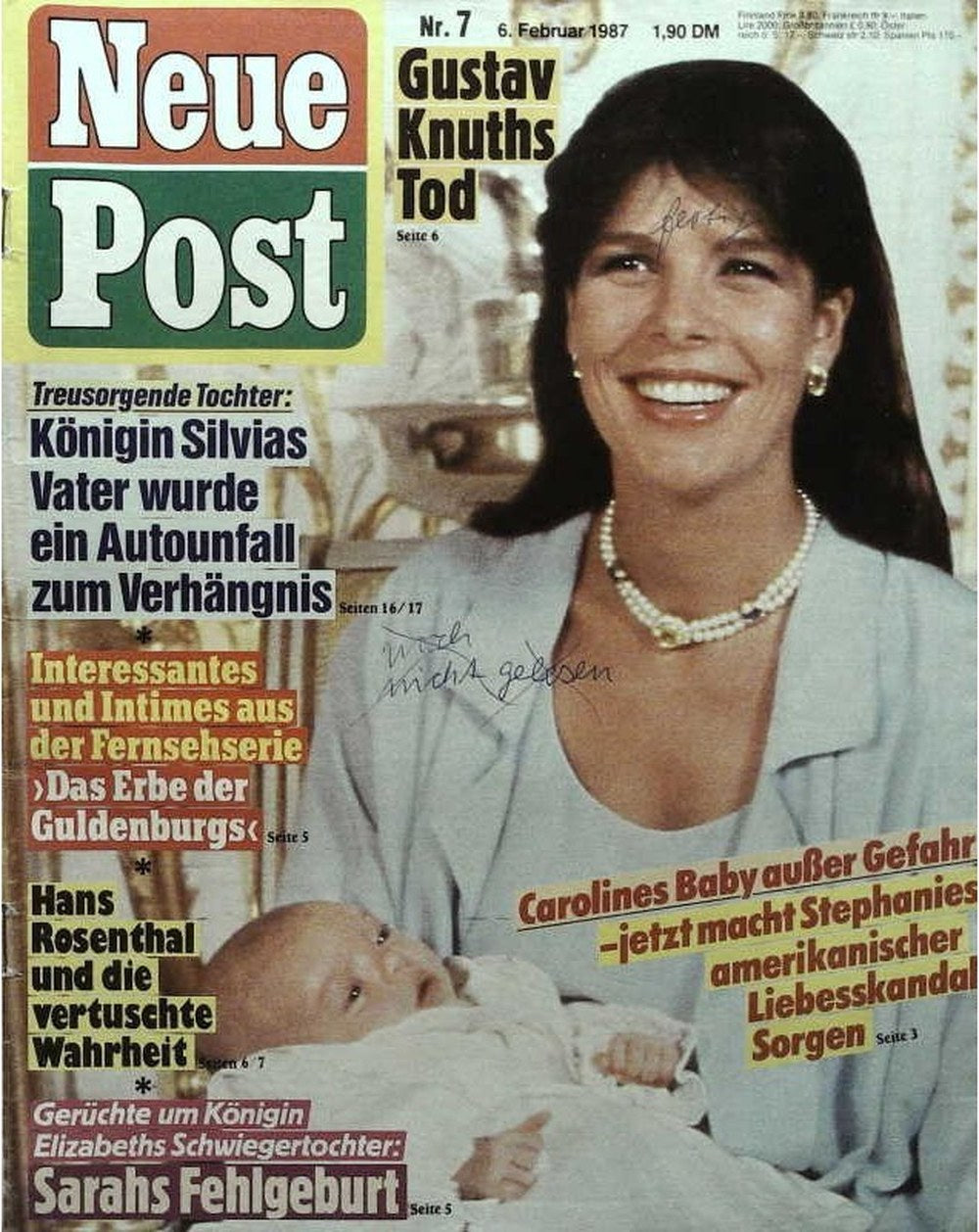 Neue Post Sonderheft Magazin Deutschland 1987-07 Caroline Of Monaco Hans Rosenthal Gustav Knuth Queen Silvia Of Sweden Sarah, Duchess Of York